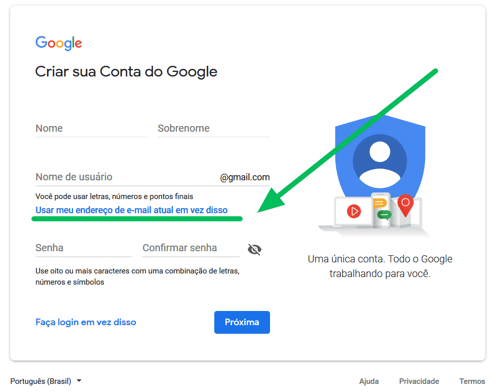 faça login no Google para usar o Search Console